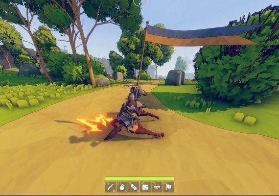 Use your drifting skills on horseback!