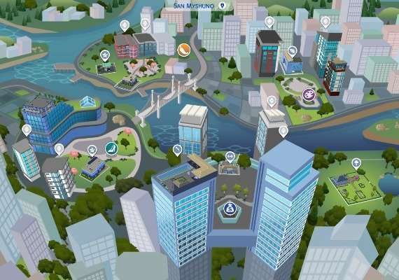 Alquile un piso nuevo en uno de los distritos de San Myshuno