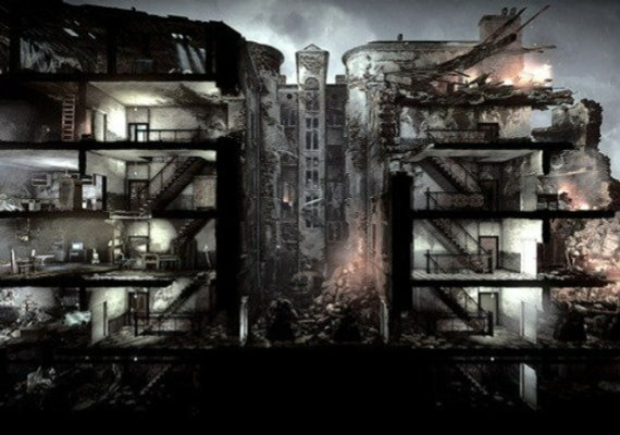 Create your shelter in the ruins.
