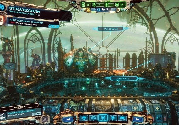 Experience the grimdark reality of the WH40k universe.