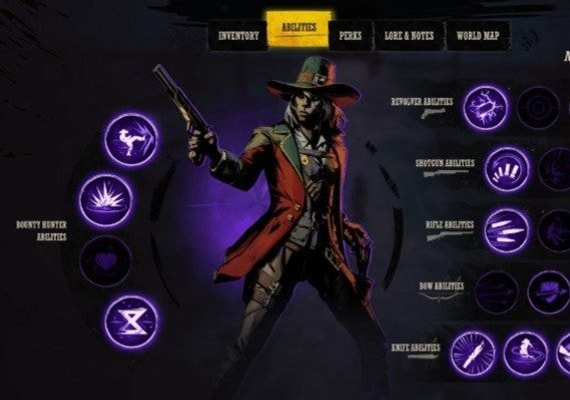 Develop your character's skills, abilities to become the fastest gun in the West