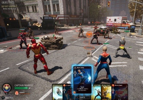 Contrôlez les héros de Marvel dans des batailles tactiques palpitantes.