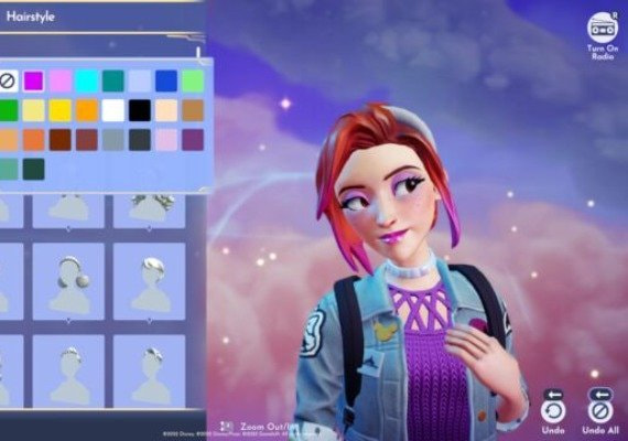 Crea tu propio personaje con diversas opciones de personalización.