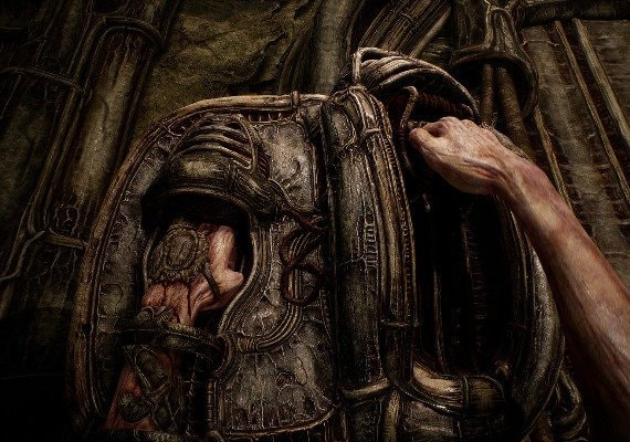 In Scorn, you'll find elements of numerous genres, including FPS, survival, horror, and adventure