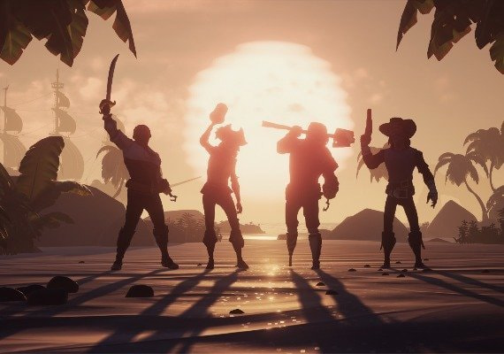 Gérez votre navire et formez un équipage de pirates avec vos amis.