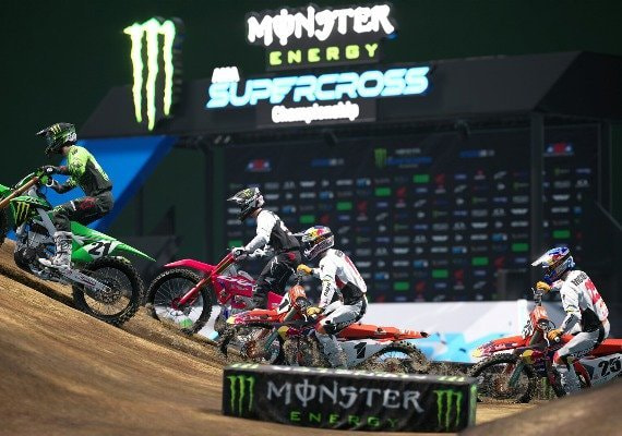 Experience the realistic motorcycle racing simulator.