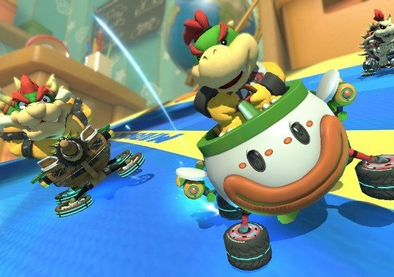 Mario Kart 8 Deluxe is a perfect party game