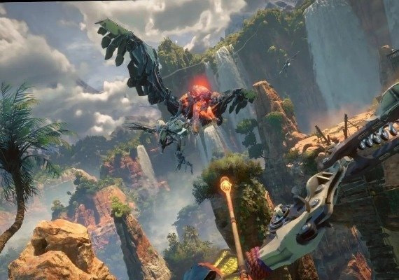 Jako Ryas, były wojownik Shadow Carja, odkryj nowe zagrożenie dla Sundom w grze Horizon Call of the Mountain.