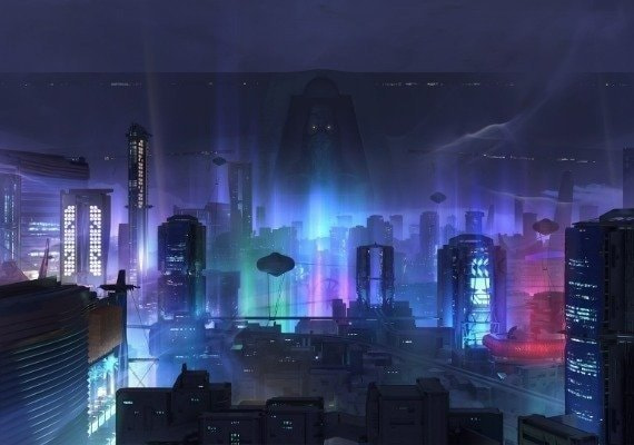 You can discover mesmerizing places such as a lively and colorful neon metropolis.