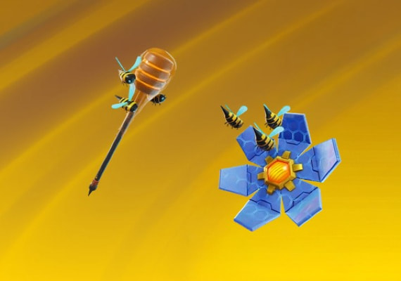 Enjoy Sun Flower Back Bling and Honey Scepter Pickaxe.