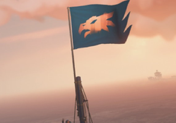 Glänzende Legendenflagge.