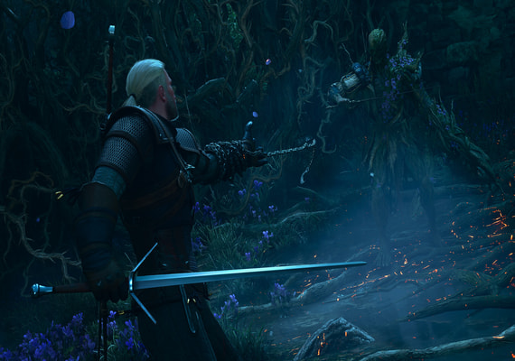 Geralt erweitert sein Kampfarsenal um eine Kettenwaffe.