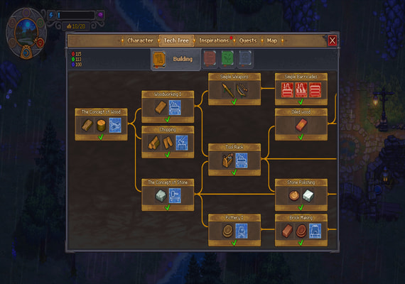 Graveyard Keeper 2 features an expanded Tech Tree and progression system.