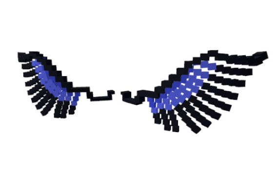 Blurple 8-Bit Wings