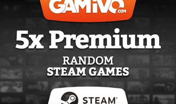 GAMIVO 5x Premium Random Steam Games  Global Steam