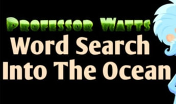 Professor Watts Word Search: Into The Ocean EN Global Steam