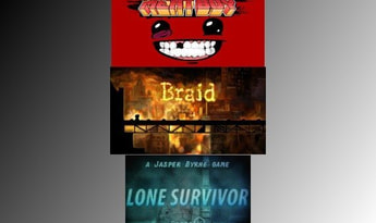 Super Meat Boy + Lone Survivor + Braid EN Global Steam