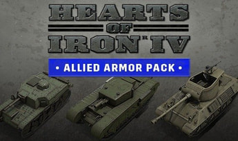 Hearts of Iron IV - Allied Armor Pack DLC EN/DE/FR/PL/PT/RU/ES Global Steam