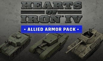 Hearts of Iron IV - Allied Armor Pack DLC EN/DE/FR/PL/PT/RU/ES Global Steam