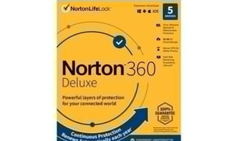Norton 360 Deluxe + 25 GB Cloud Storage 1 Year 3 Dev EN North America Software License