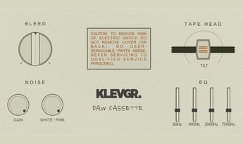 Klevgrand: DAW Cassette Tape Deck Emulation EN Global Software License