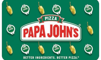 Papa Johns Gift Card USD US $5 Food