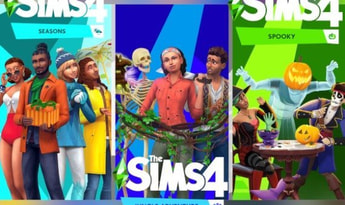 The Sims 4: Seasons + Jungle Adventure + Spooky Stuff - Bundle DLC EN United States Xbox One Xbox Series