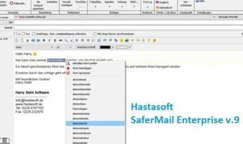 Hastasoft SaferMail Enterprise v.9 GER DE Global Software License