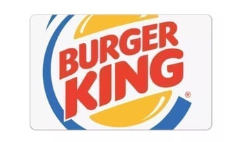 Burger King Card Gift USD US $25 Prepaid