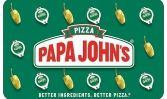 Papa Johns Gift Card USD US $25 Food