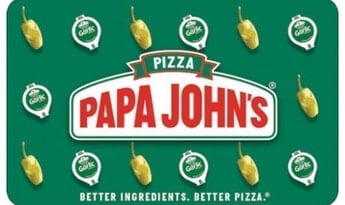 Papa Johns Gift Card USD US $25 Food