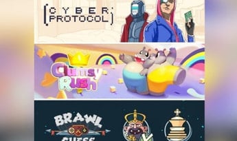 Clumsy Rush + Cyber Protocol + Brawl Chess - Bundle EN EU Xbox One Xbox Series