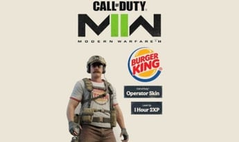 CoD Call of Duty: Modern Warfare 2 & 3 - Burger King Skin + 1 Hour 2XP DLC EN Global Official website