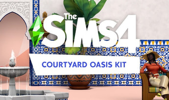 The Sims 4: Courtyard Oasis Kit DLC Global EA App