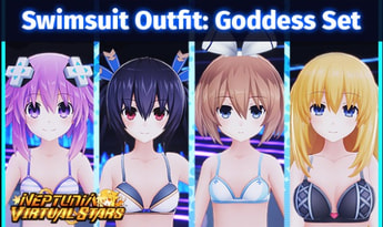 Neptunia Virtual Stars - Swimsuit Outfit: Goddess Set DLC EN Global Steam