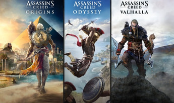 Assassin's Creed: Valhalla + Origins + Odyssey - Bundle EN Brazil Xbox One Xbox Series