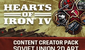 Hearts of Iron IV: Content Creator Pack - Soviet Union 2D DLC EN/DE/FR/PL/PT/RU/ES Global Steam