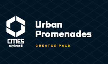 Cities: Skylines II - Creator Pack: Urban Promenades DLC Global Steam