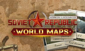 Workers and Resources: Soviet Republic - World Maps DLC ROW Steam