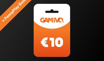 GAMIVO Gift Card €10 + 50 PennyPlay Bids Bonus GAMIVO