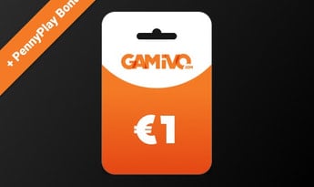 GAMIVO Gift Card €1 + 5 PennyPlay Bids Bonus GAMIVO