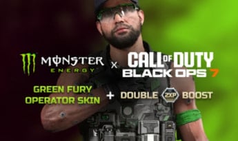 Call of Duty: Black Ops 7 - Monster Energy Green Fury Operator Skin + 15 Min Double XP DLC EN Global Official website
