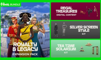 The Sims 4: Royalty & Legacy - Grand Bundle DLC Global EA App
