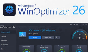 Ashampoo WinOptimizer 2026 Lifetime 1 PC EN Global Software License