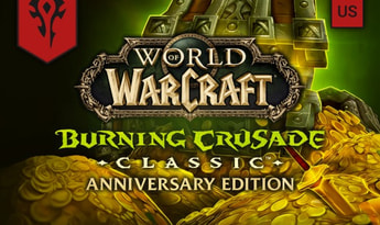 World of Warcraft Gold Burning Crusade Classic - Anniversary Edition Classic Horde US Nightslayer 100 Gold Direct Top-Up