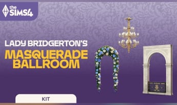 The Sims 4: Lady Bridgerton’s Masquerade Ballroom Kit DLC Global EA App