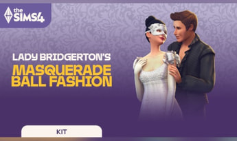The Sims 4: Lady Bridgerton’s Masquerade Ball Fashion Kit DLC Global EA App