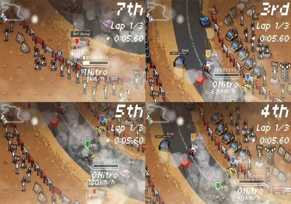 Super Pixel Racers EN Global screenshot 2