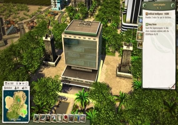 Tropico 5: The Supercomputer DLC EN/DE/FR/IT/RU/ES Global screenshot 2