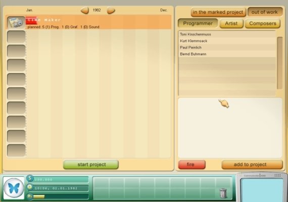 Game Tycoon 1.5 EN/DE Global screenshot 2